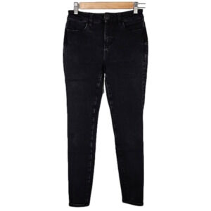 American Eagle Womens The Dream  Jean Hi-Rise Jegging Black Denim Size 0 Short